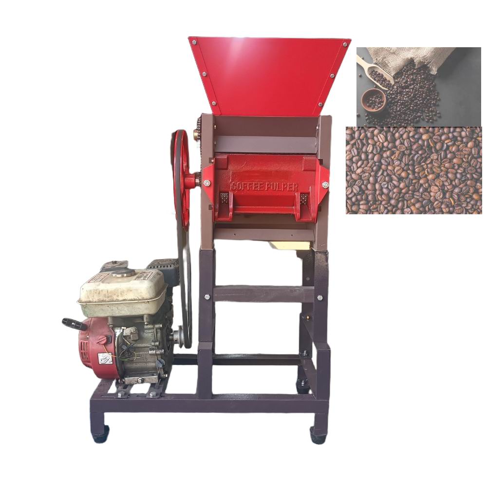 Coffee peeling machine